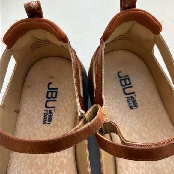 Jambu Women’s Magnolia Encore Mary Jane Flats Brown Comfort Shoe Size 9 - Picture 4 of 11